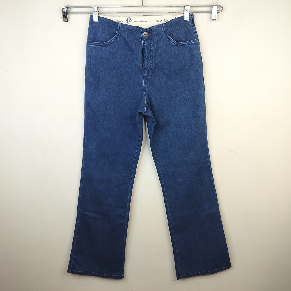 Dream Jeans Straight Leg Jeans Womens Mid Rise Stretch Classic Denim Pants